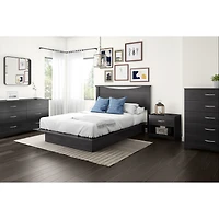 Step One 1-Drawer Nightstand With Storage - Grey