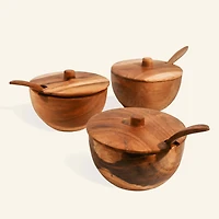 Spice Jars, Set of 3  