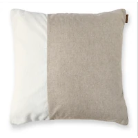Dueto Cushion, 24" - Cloud/Parchment