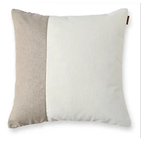 Dueto Cushion, 24" - Parchment/Cloud