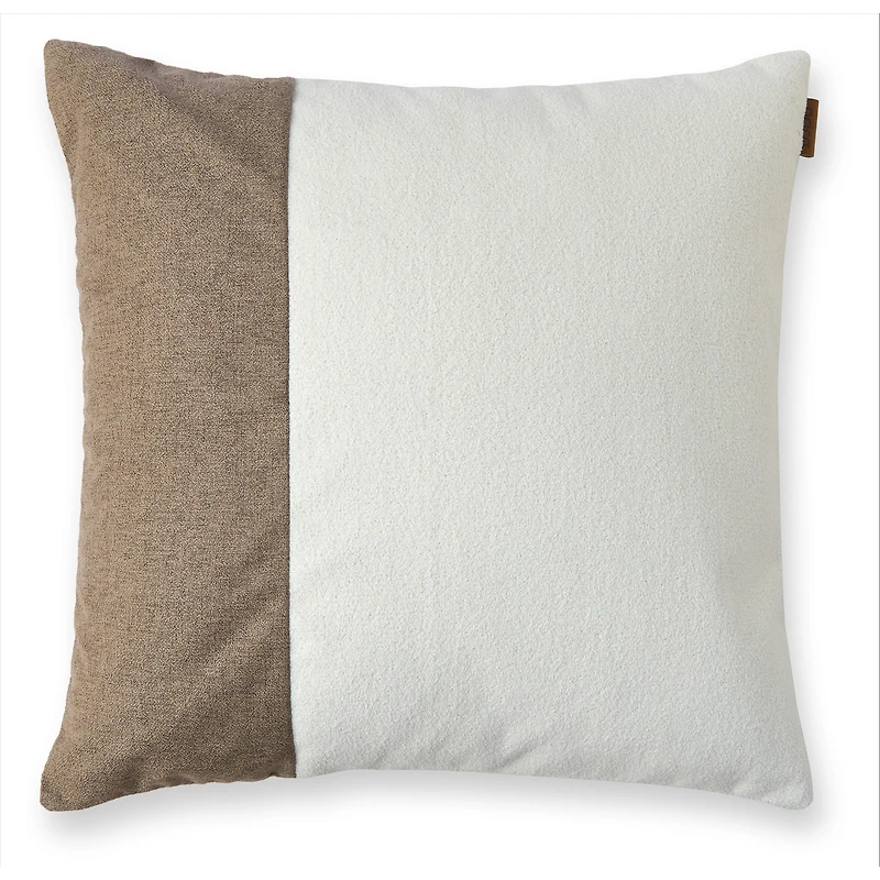 Dueto Cushion, 20" - Caramel/Cloud