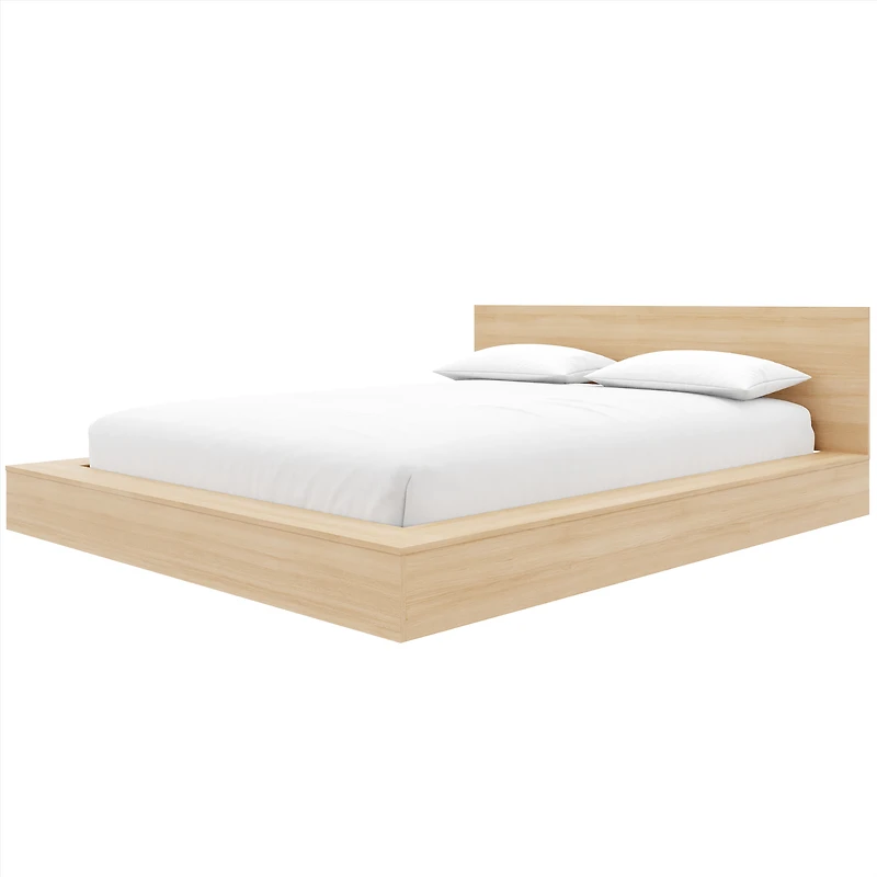Kyle Low Platform Bed Set - Natural Blonde Oak