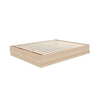Madrid Platform Bed Frame - Natural Blonde Oak