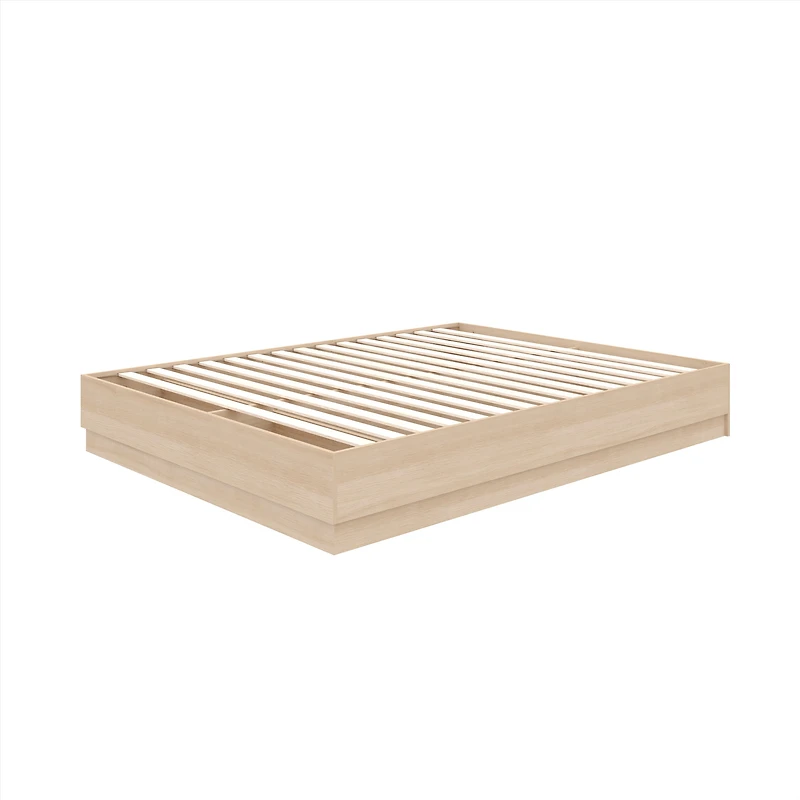 Madrid Platform Bed Frame - Natural Blonde Oak