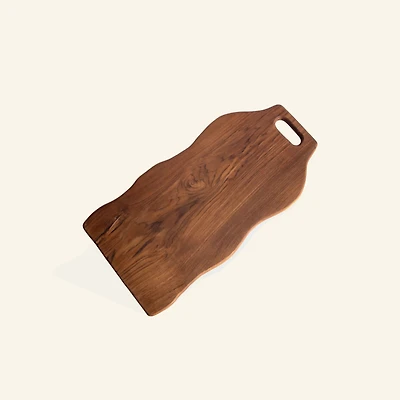Teak Wood Cutting Board with Handle  