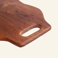 Teak Wood Cutting Board with Handle  