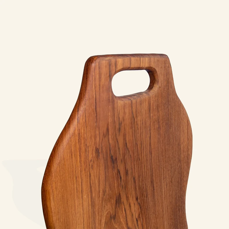 Teak Wood Cutting Board with Handle  