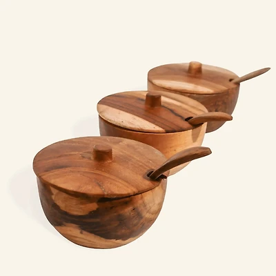 Spice Jars, Set of 3  