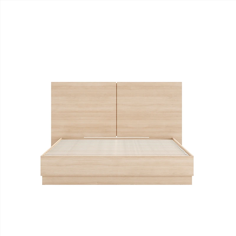 Madrid Platform Bed Set - Natural Blonde Oak