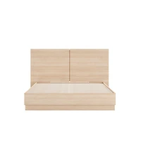 Madrid Platform Bed Set - Natural Blonde Oak