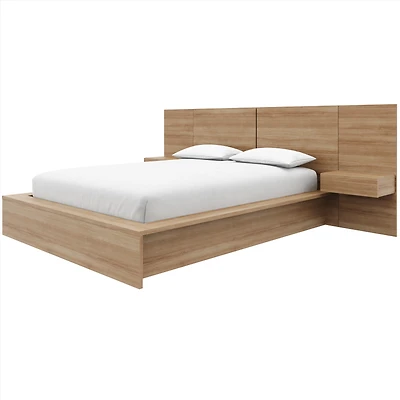 Joey 4-Piece Bedroom Set With Floating Nightstands