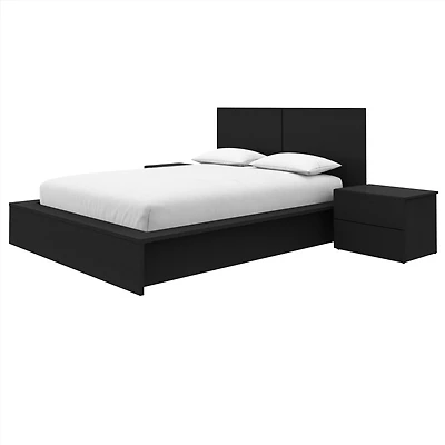Joey 4-Piece Bedroom Set - Black Karisma