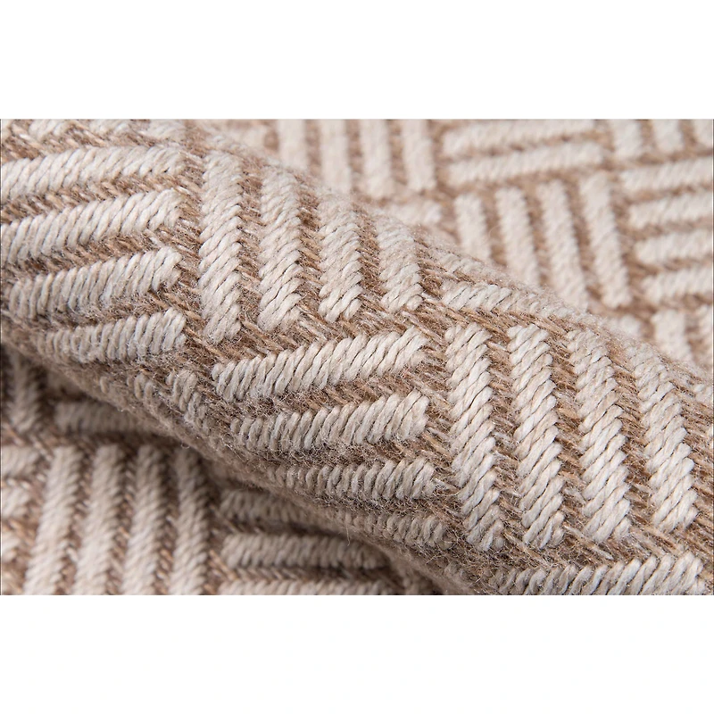 Eve Contemporary Area Rug - Tan