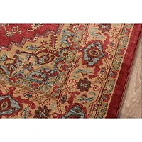 Elara Traditional Area Rug - Red