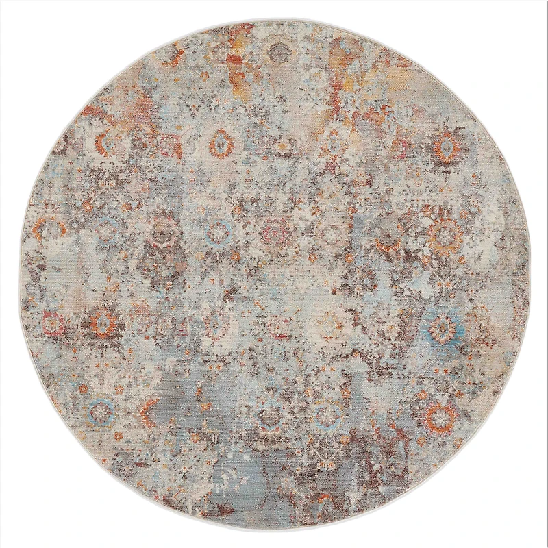 Camellia Traditional Area Rug - Multi