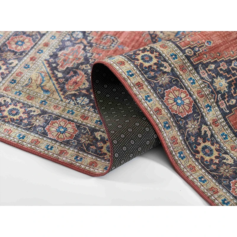 Tracy Traditional Area Rug - Rust