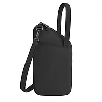 Runways Anti-Theft Slim Asymmetric Crossbody Bag- Black