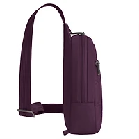 Runways Anti-Theft Small Sling Bag- Plum