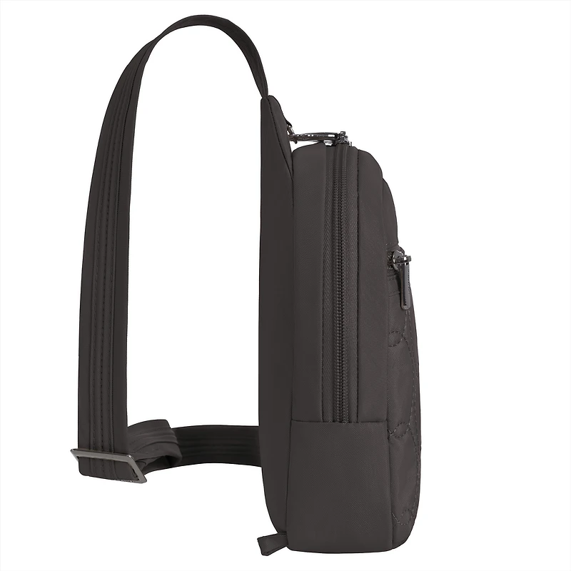 Runways Anti-Theft Small Sling Bag- Smoke