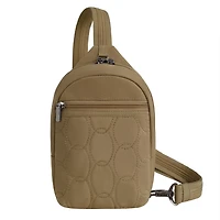 Runways Anti-Theft Small Sling Bag- Latte