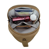 Runways Anti-Theft Small Sling Bag- Latte