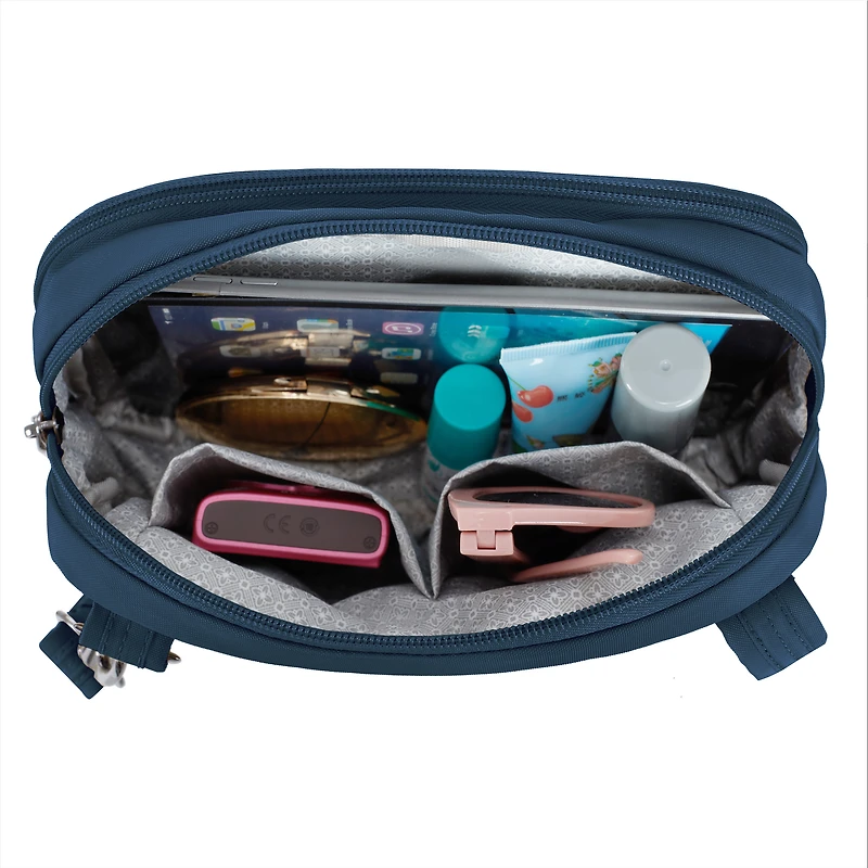 Runways Anti-Theft Double Compartment Crossbody Bag