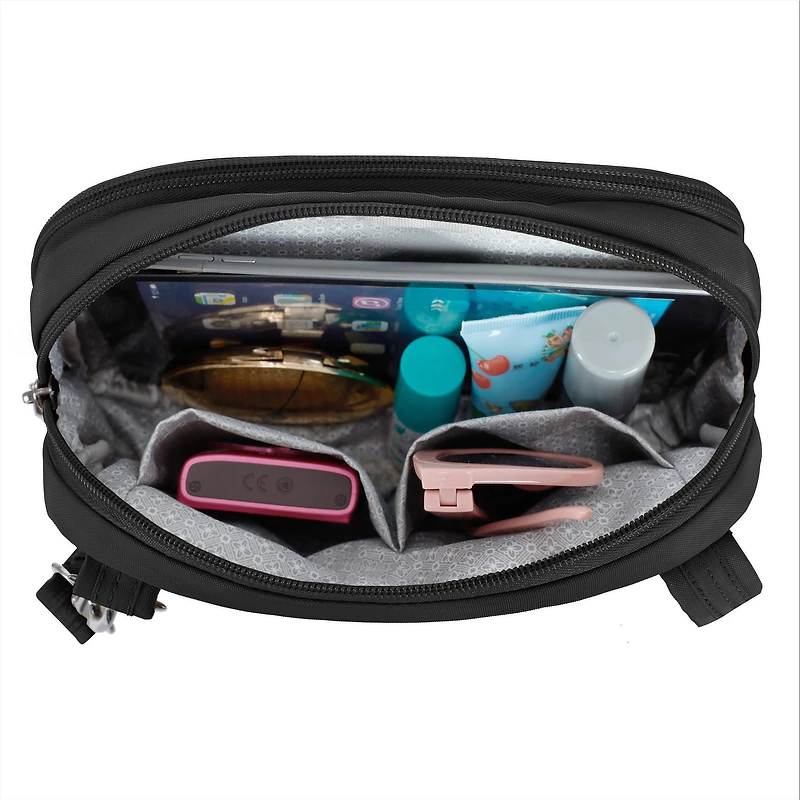 Runways Anti-Theft Double Compartment Crossbody Bag