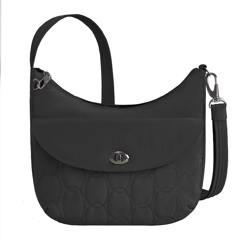 Runways Anti-Theft Medium Crossbody Bag- Black