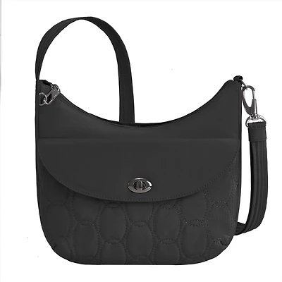 Runways Anti-Theft Medium Crossbody Bag- Black