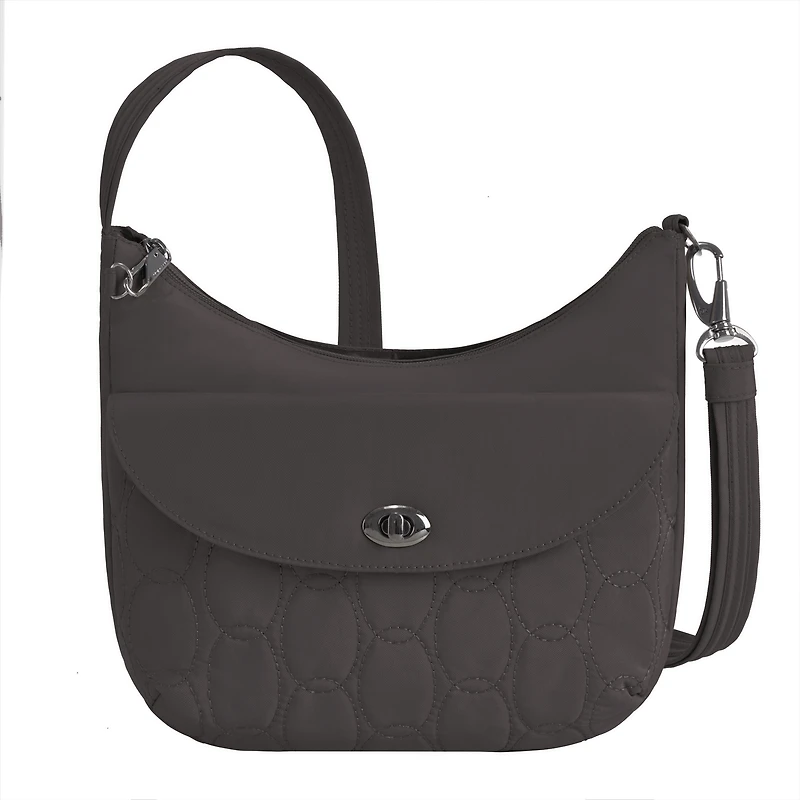 Runways Anti-Theft Medium Crossbody Bag- Smoke