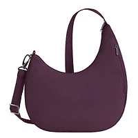 Runways Anti-Theft Asymmetric Hobo Bag- Plum