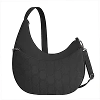 Runways Anti-Theft Asymmetric Hobo Bag - Black