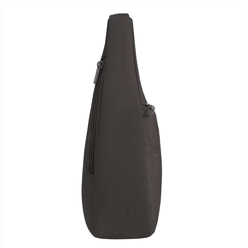 Runways Anti-Theft Asymmetric Hobo Bag- Smoke
