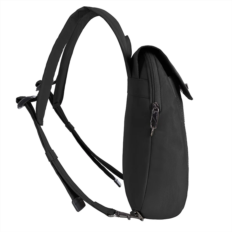 Runways Anti-Theft Compact Backpack- Black
