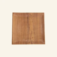 Square Teak Wood Plates