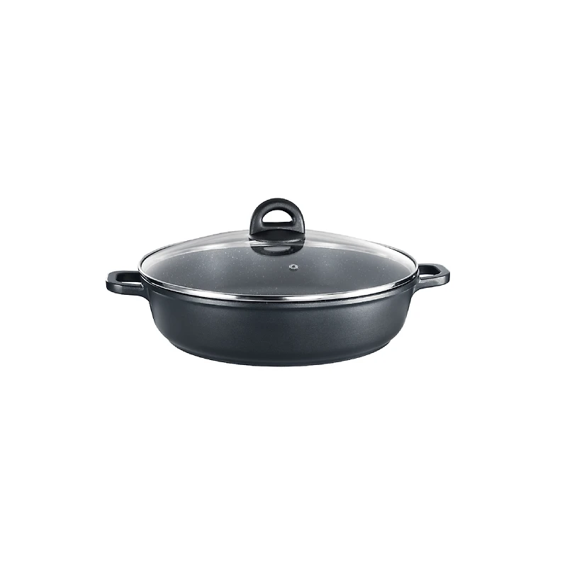 Stone Saute Pan with Lid 12.5"