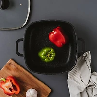 Stone Casserole with Lid 11"