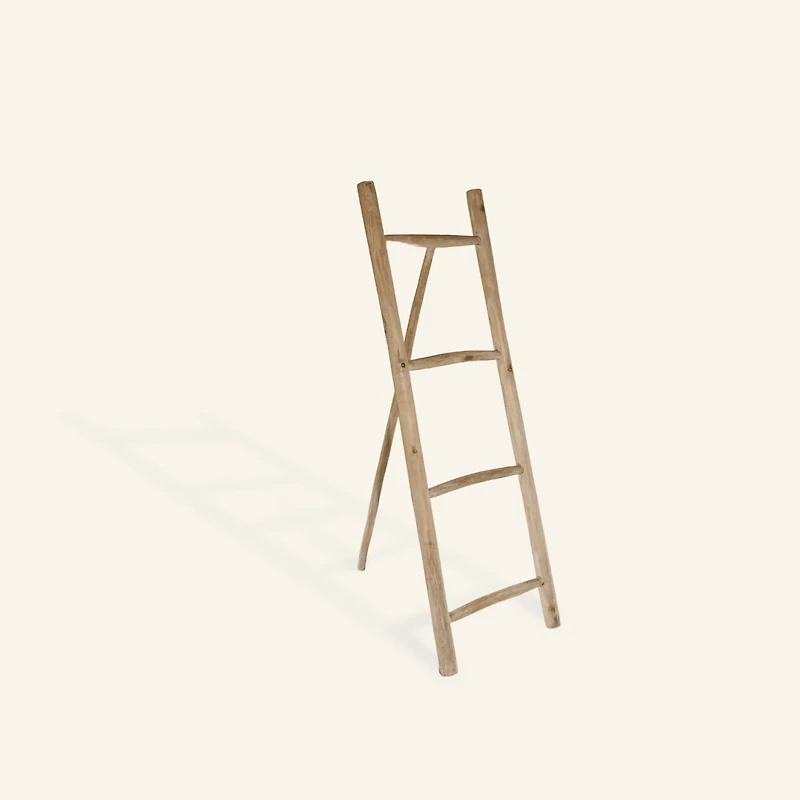 Accent Ladder with Wood Foot