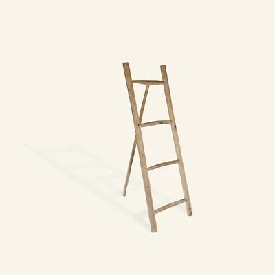 Accent Ladder with Wood Foot  