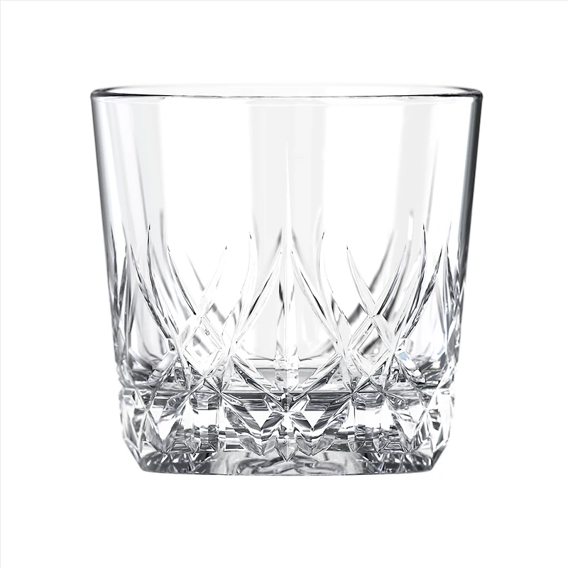Matter Flow Double Rock Glasses, Set of 12 - 12oz