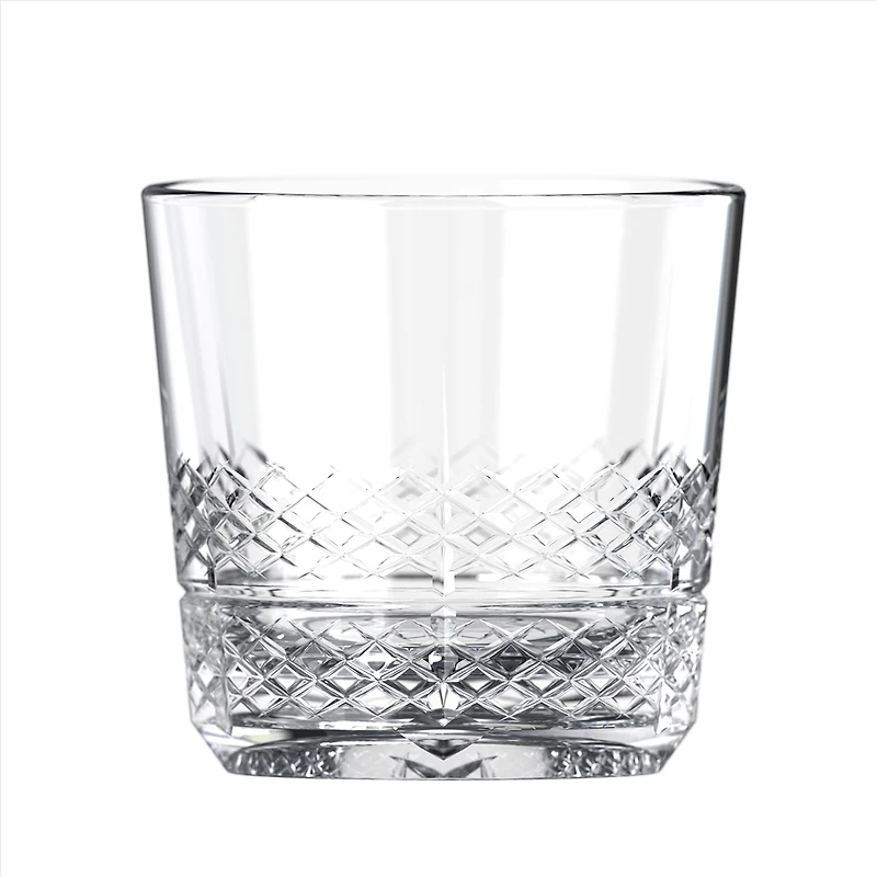 Matter Fresh Double Rock Glasses, Set of 12 - 12oz