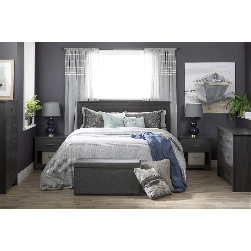 Fusion 5-Drawer Chest - Grey