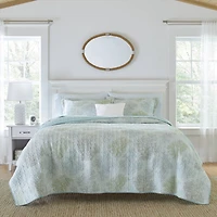 Laura Ashley Saltwater  Cotton Quilt Set
