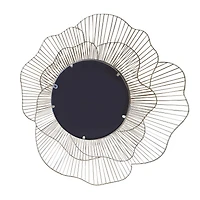 Asais Flower Mirror Gold