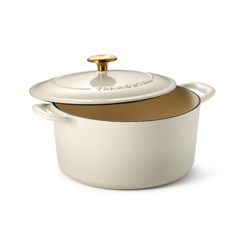 Enameled Cast Iron Dutch Oven with Lid, 5.5 qt