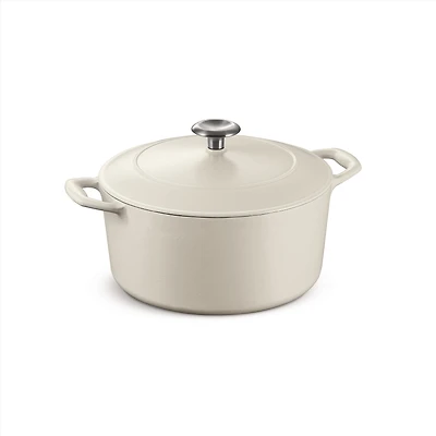 Enameled Cast Iron Round Dutch Oven, 5.5 qt, Dark Blue