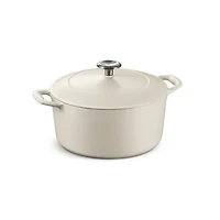 Enameled Cast Iron Round Dutch Oven, 5.5 qt, Dark Blue