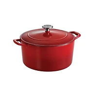 Enameled Cast Iron Dutch Oven with Lid, 6.5 qt