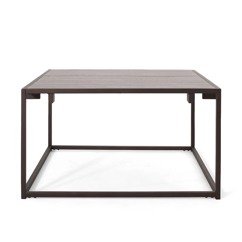 Table basse industrielle moderne – grise