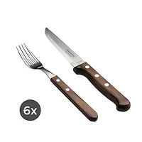 Churrasco BBQ Steak Knife Set, 12-Piece